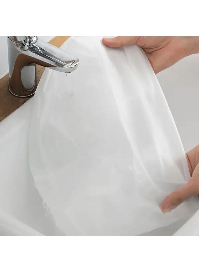 White Round Fan Cover Waterproof Dustproof for Electric Fans Commercial Cleaning - Image 4